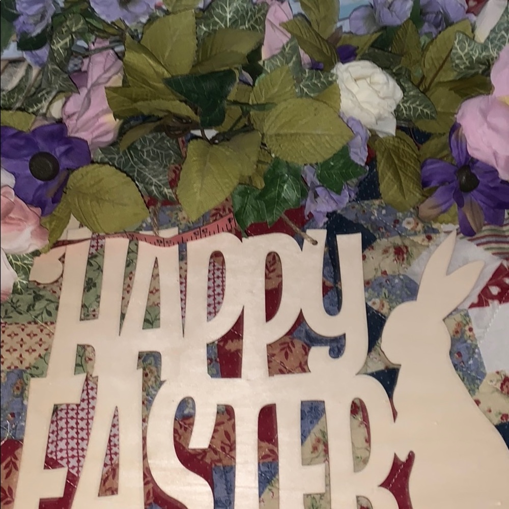 Happy Easter wooden signs